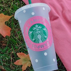PINK CAMPUS REP STARBUCKS STICKER